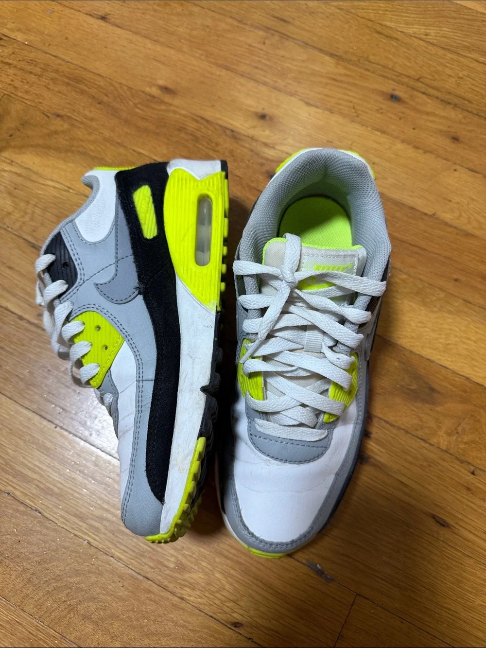 Nike Air Max 90s neon sneakers